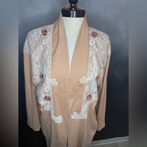 🌸Vintage "Lacy Afternoon" Robe by Shell Kepler - Size M🌸 - Picture 2 of 9
